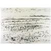 Image 1 : Dorothy Elsie Knowles Canadian RCA [b. 1927]SOUTH SASKATCHEWAN PRAIRIE; 1977charcoal on paper22 x 30