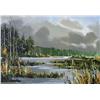 Image 1 : Allan Dunfield Canadian [b. 1950]COLOURFUL WETLAND; 2005/08oil on canvas20 x 28 in. (50.8 x 71.1 cm)