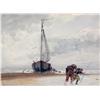 Image 1 : Frank Milton Armington Canadian MSA [1876-1941]UNLOADING THE SHIPwatercolour heightened with white o
