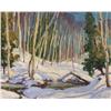 Image 1 : George Arthur Kulmala Canadian OSA [1896-1940]SUNLIGHT ON THE SNOWoil on panel8 x 10 in. (20.3 x 25.