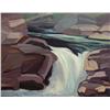 Image 1 : Lorna Dockstader Canadian FCA, PSC [b. 1947]ELBOW FALLSoil on canvas16 x 20 in. (40.6 x 50.8 cm)sign