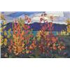 Image 1 : Ken Christopher Canadian [b. 1942]ASPEN FLAME, KLUANE; 1994oil on canvas16 x 24 in. (40.6 x 61 cm)si