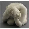 Image 2 : Felipe Castaneda Mexican [b. 1933]KNEELING NUDE; 1980marble7 x 14.5 x 8 in. (17.8 x 36.8 x 20.3 cm)s