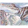 Image 1 : Laurel Cormack Canadian ASA [b. 1935]BOUNDARY GLACIER, COLUMBIA ICEFIELD AREA; 1997-98acrylic on can