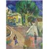 Image 1 : Frederick Serger American [1889-1965]LA COLLE, SOUTH OF FRANCE; 1950oil on canvas26 x 20 in. (66 x 5