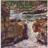 Image 1 : Karin Richter Canadian ASA, CSPWC, SCA [b.  1950]ELBOW FALLSpastel on paper16 x 16 in. (40.6 x 40.6 
