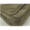 Image 2 : Chanel Gray Suede Double Flap Chevron V Stitch Chain Shoulder Bag