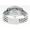Image 7 : Rolex Mens Stainless Steel Blue Diamond & Sapphire Oyster Perpetual Datejust Wri