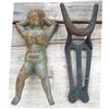 Image 1 : 2 antique iron boot jacks