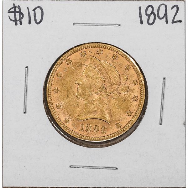 1892 $10 Liberty Head Eagle Gold Coin