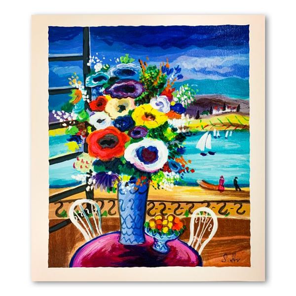 Shlomo Alter (1936-2021) "Balcony Views" Limited Edition Serigraph On Paper