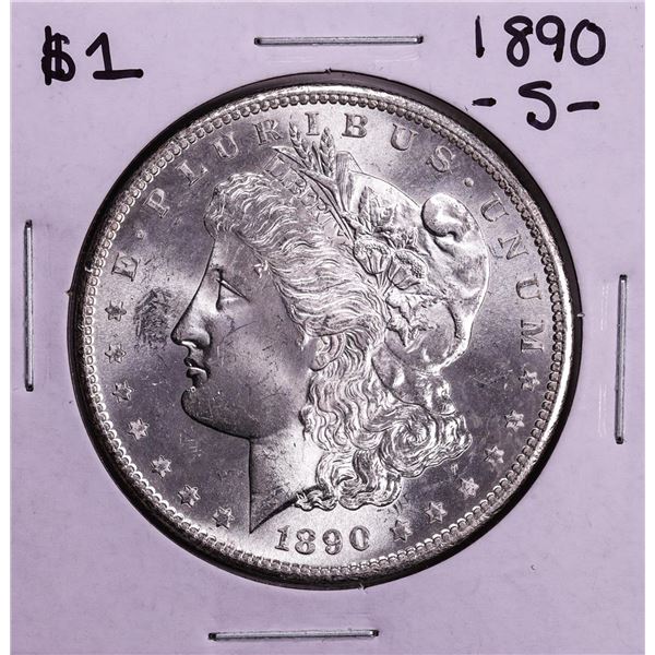 1890-S $1 Morgan Silver Dollar Coin
