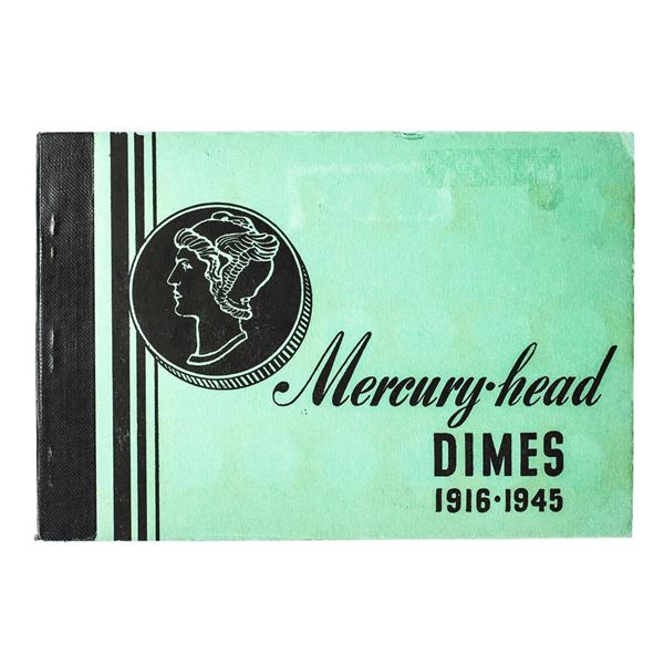 Dansco Album of 1916-1945 Mercury Dime Coins