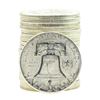 Image 2 : Roll of (20) 1949 Brilliant Uncirculated Franklin Half Dollar Coins