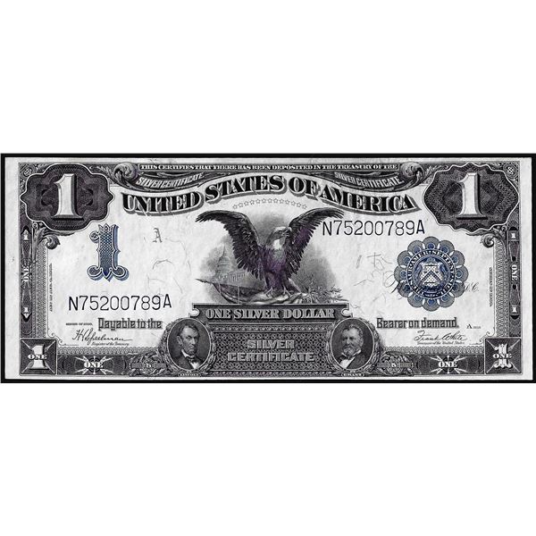 1899 $1 Black Eagle Silver Certificate Note