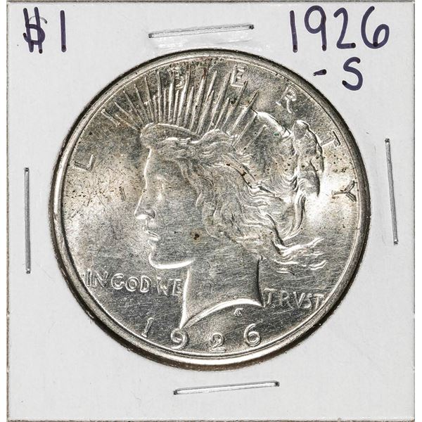 1926-S $1 Peace Silver Dollar Coin