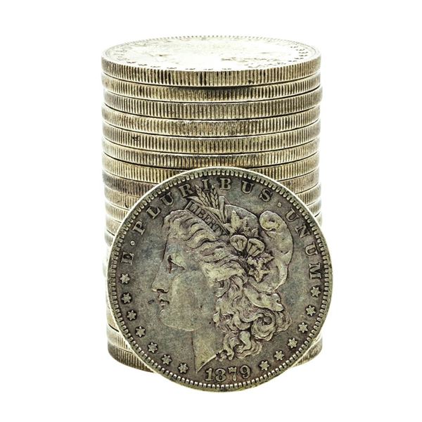 Roll of (20) 1879-O $1 Morgan Silver Dollar Coins