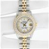 Image 3 : Rolex Ladies Two Tone Mother of Pearl String Diamond Datejust Wristwatch