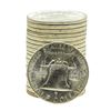 Image 2 : Roll of (20) Brilliant Uncirculated 1957 Franklin Half Dollar Coins