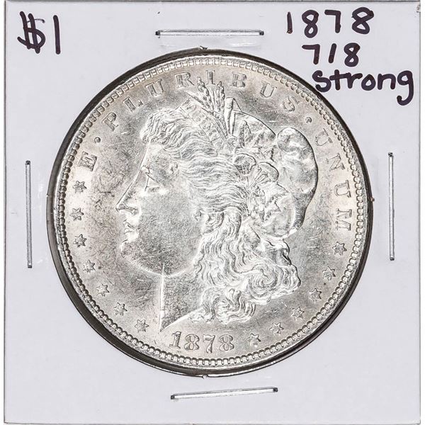 1878 7/8TF Strong $1 Morgan Silver Dollar Coin