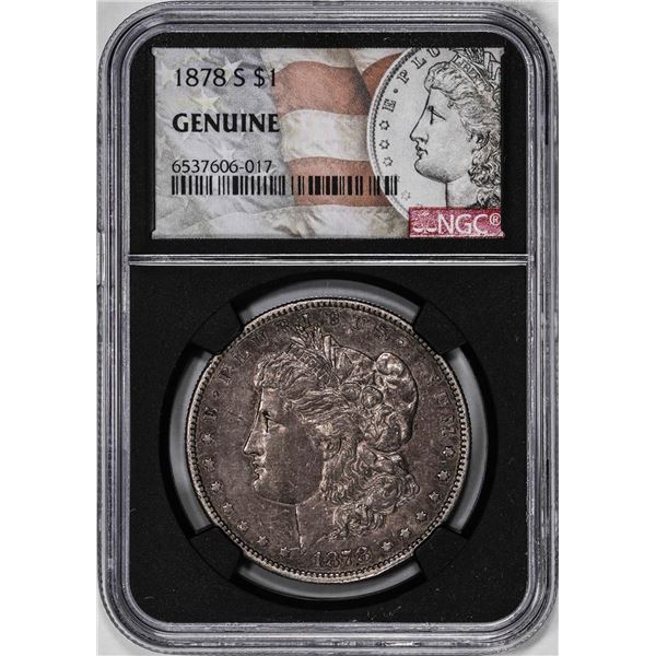 1878-S $1 Morgan Silver Dollar Coin NGC Genuine