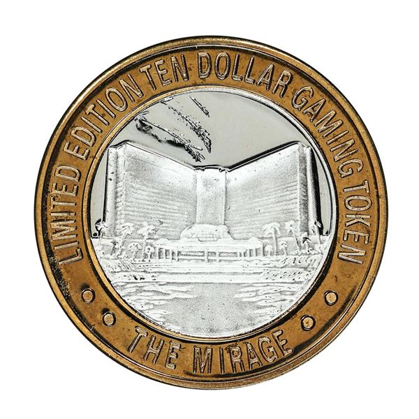 .999 Silver Mirage Las Vegas, Nevada $10 Casino Limited Edition Gaming Token