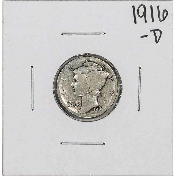 1916-D Mercury Dime Coin