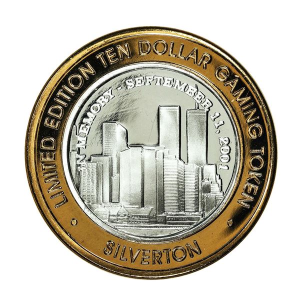 .999 Silver Silverton Casino Las Vegas, Nevada $10 Limited Edition Gaming Token