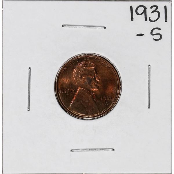 1931-S Lincoln Wheat Cent Coin