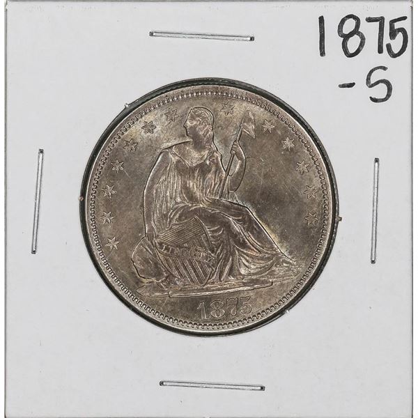 1875-S Seated Liberty Half Dollar Coin
