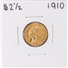 Image 1 : 1910 $2 1/2 Indian Head Quarter Eagle Gold Coin