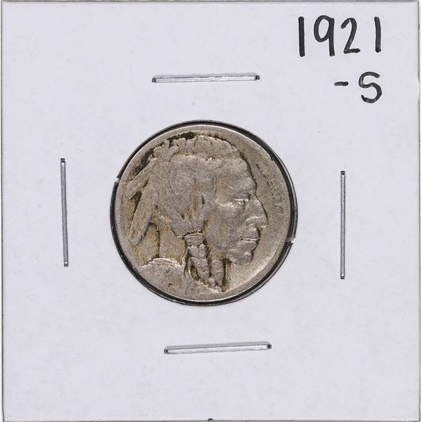 1921-S Buffalo Nickel Coin
