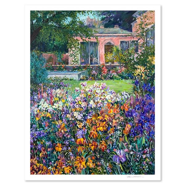 Henri Plisson "Parisian Courtyard" Limited Edition Serigraph On Paper