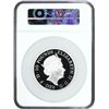 Image 2 : 2018 G. Britain 10 Pounds Queen's Beasts Black Bull 5oz Silver Coin NGC PF69 Ultra Cameo