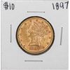Image 1 : 1897 $10 Liberty Head Eagle Gold Coin