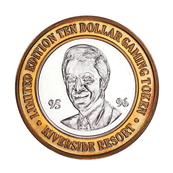 .999 Silver Riverside Resort Hotel & Casino $10 Limited Edition Gaming Token