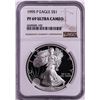 Image 1 : 1995-P $1 Proof American Silver Eagle Coin NGC PF69 Ultra Cameo