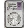 Image 1 : 2014-W $1 Proof American Silver Eagle Coin NGC PF69 Ultra Cameo E. Jones Signature