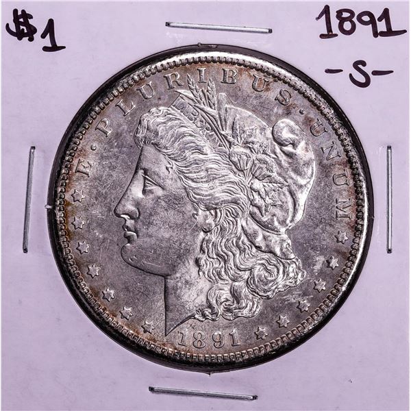 1891-S $1 Morgan Silver Dollar Coin