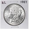 Image 1 : 1887 $1 Morgan Silver Dollar Coin
