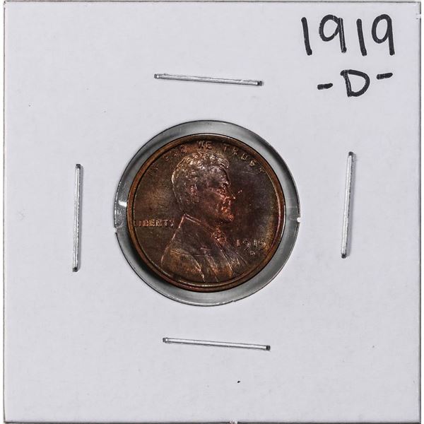 1919-D Lincoln Wheat Cent Coin