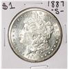 Image 1 : 1887-S $1 Morgan Silver Dollar Coin