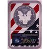 Image 2 : 2018-W $1 Proof American Silver Eagle Coin NGC PF69 Ultra Cameo Congratulations Flag