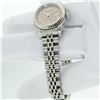 Image 6 : Rolex Ladies Stainless Steel Salmon Roman Datejust Wristwatch