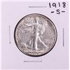 Image 1 : 1918-S Walking Liberty Half Dollar Coin