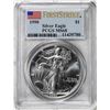 Image 2 : 1990 $1 American Silver Eagle Coin PCGS MS68 First Strike