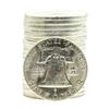Image 2 : Roll of (20) 1956 Brilliant Uncirculated Franklin Half Dollar Coins