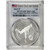 Image 1 : 2022-P $1 Proof Negro Leagues Baseball Silver Dollar Coin PCGS PR70DCAM FDOI