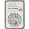 Image 1 : 1997-P $1 Proof American Silver Eagle Coin NGC PF69 Ultra Cameo