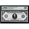 Image 1 : 1914 $10 Federal Reserve Note San Francisco Fr.951A PMG Very Fine 30